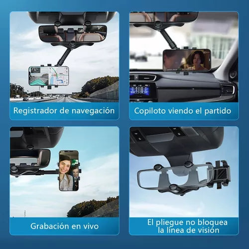 VIEWGRIP™ – Soporte Celular 360° Para Retrovisor.