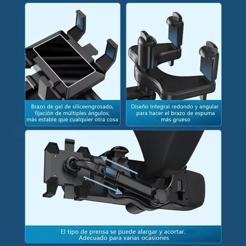 VIEWGRIP™ – Soporte Celular 360° Para Retrovisor.