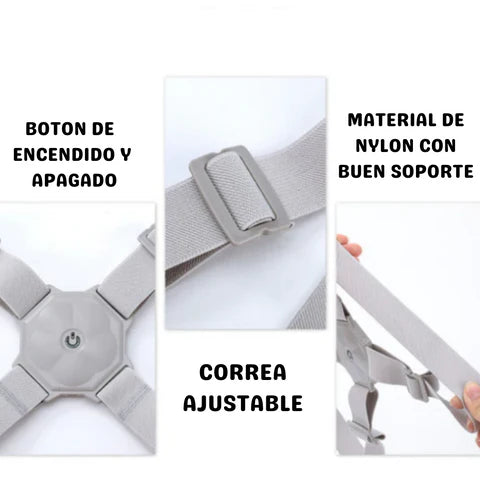 POSTURAFIX™ - Corrector de Postura con Sensor Inteligente.