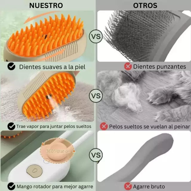 PROPET™ – Cepillo a Vapor Para Mascotas.
