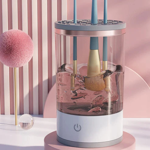 GLOWBRUSH™ – Lavadora Automática Para Brochas De Maquillaje.