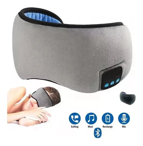 SLEEPSOUND ™-  Antifaz Con Audífonos Para Dormir