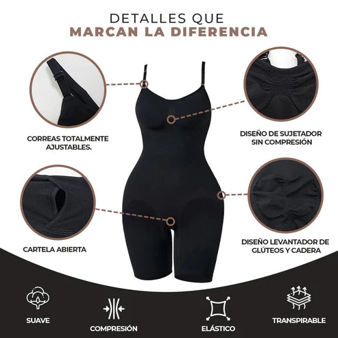 FULLBODY™- Faja Body Entero, Define tu Cintura, Realza Glúteos.