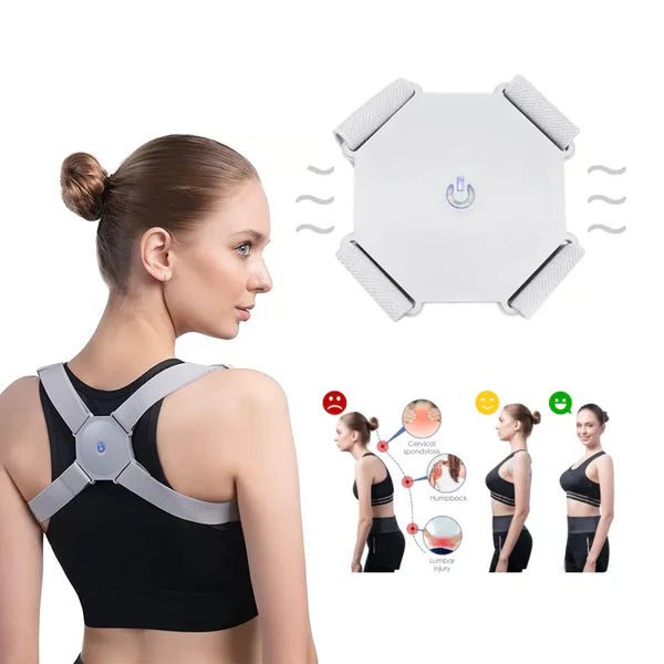 POSTURAFIX™ - Corrector de Postura con Sensor Inteligente.