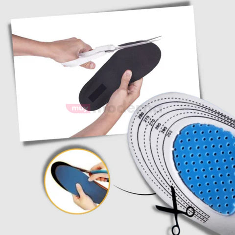 CONFORTFOOT™ - Plantilla Gel Ortopedica 4D Talla Ajustable.