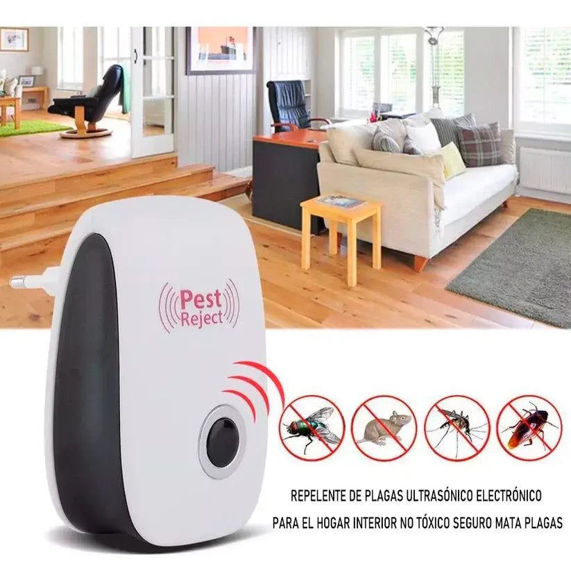 PESTREJECT ™ - Repelente Eléctrico Para Insectos y Ratones.