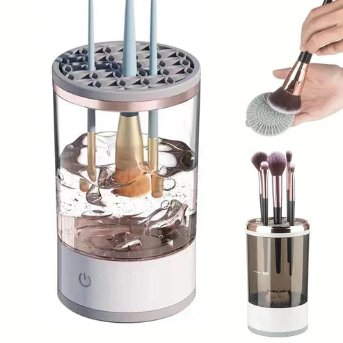 GlowBrush™ – Lavadora Automática para Brochas de Maquillaje