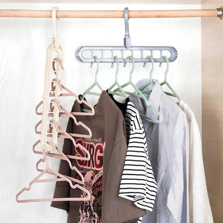 FitSpace™ - Organizador Retráctil para Ropa de Alta Capacidad, Triplica y Organiza tu Clóset.